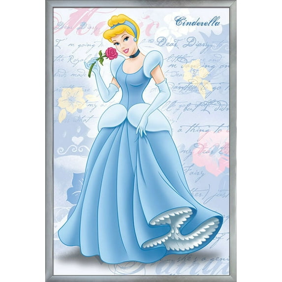 Disney Cinderella - Dazzling Wall Poster, 22.375" x 34", Framed