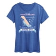 thumbnail image 1 of Disney - Cinderella Follow Dreams Stand Out - Women's Short Sleeve Graphic T-Shirt, 1 of 4
