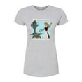 thumbnail image 1 of Disney Cinderella - Getting All Dolled Up for Groceries - Juniors Fitted Graphic T-Shirt, 1 of 5