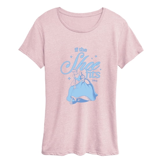 Disney - Cinderella If The Shoe Fits - Women's Short Sleeve Graphic T-Shirt
