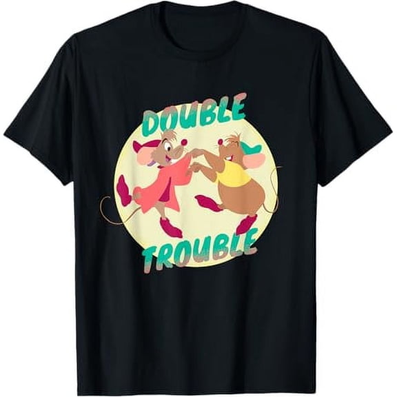 Disney Cinderella Jaq and Gus Double Trouble T-Shirt