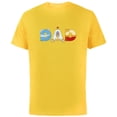 thumbnail image 1 of Disney Cinderella Letters Father’s Day Birthday Best Dad - Short Sleeve Cotton T-Shirt for Adults - Customized-Yellow, 1 of 5