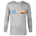 thumbnail image 1 of Disney Cinderella Letters Mother’s Day Birthday Best Mom - Long Sleeve T-Shirt for Men - Customized-Athletic Heather, 1 of 5