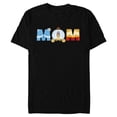 thumbnail image 1 of Disney Cinderella Letters Mother’s Day Birthday Best Mom - Short Sleeve Blended T-Shirt for Adults - Customized-Black, 1 of 5