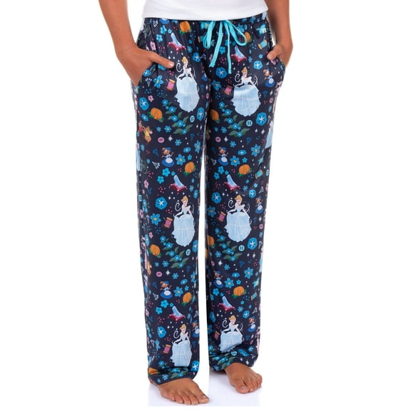 Disney Cinderella Pajama Pants Women's Magical Night Sleep Lounge Bottoms