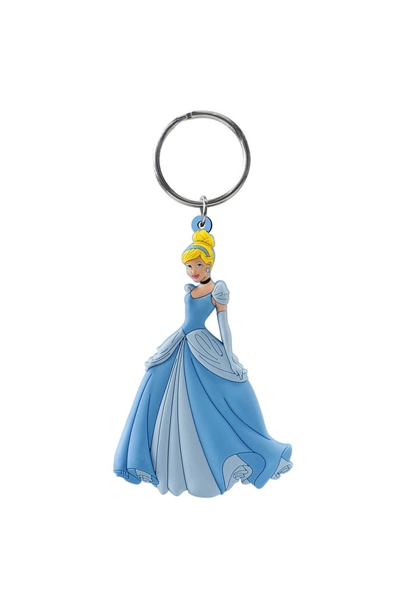 Cinderella Soft Touch PVC Keychain