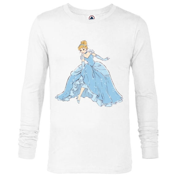 Disney Cinderella T-Shirt - Long Sleeve T-Shirt for Men - Customized-White