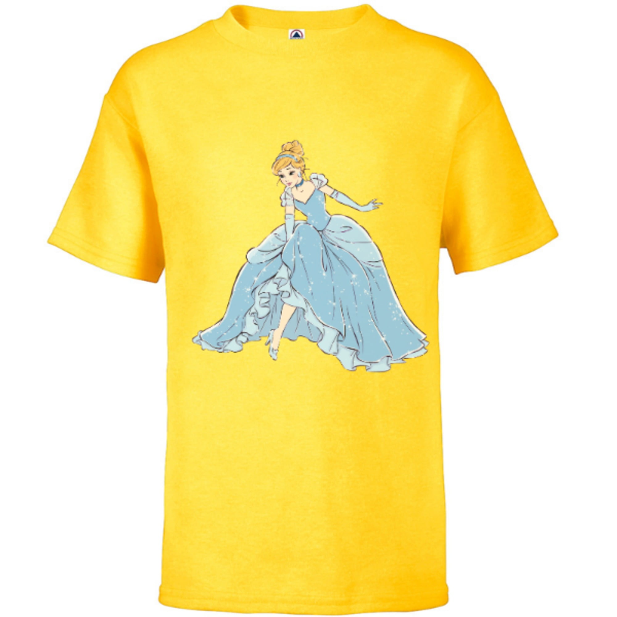 Disney Cinderella T Shirt Short Sleeve T Shirt for Kids Customized Athletic Heather