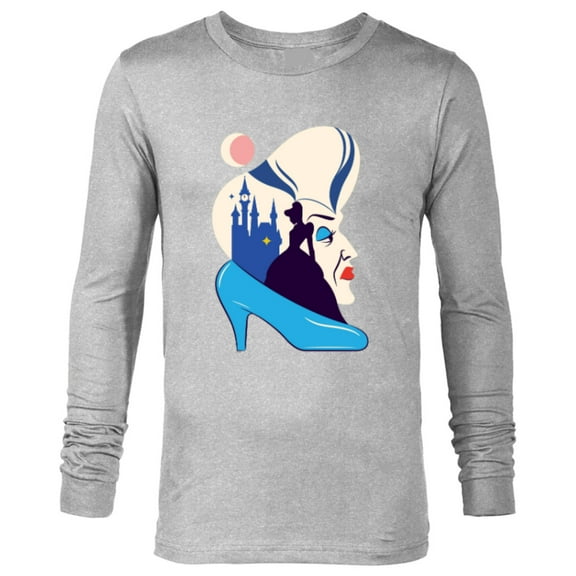 Disney Cinderella and Lady Tremaine - Long Sleeve T-Shirt for Men - Customized-Athletic Heather