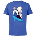 thumbnail image 1 of Disney Cinderella and Lady Tremaine - Short Sleeve Cotton T-Shirt for Adults - Customized-Royal Heather, 1 of 5