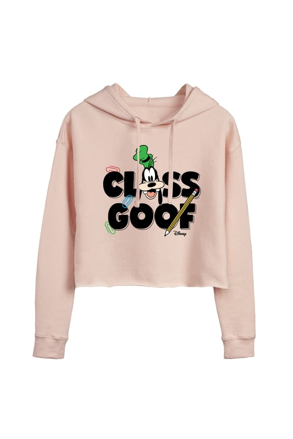 - Class Goof - Juniors Cropped Pullover Hoodie
