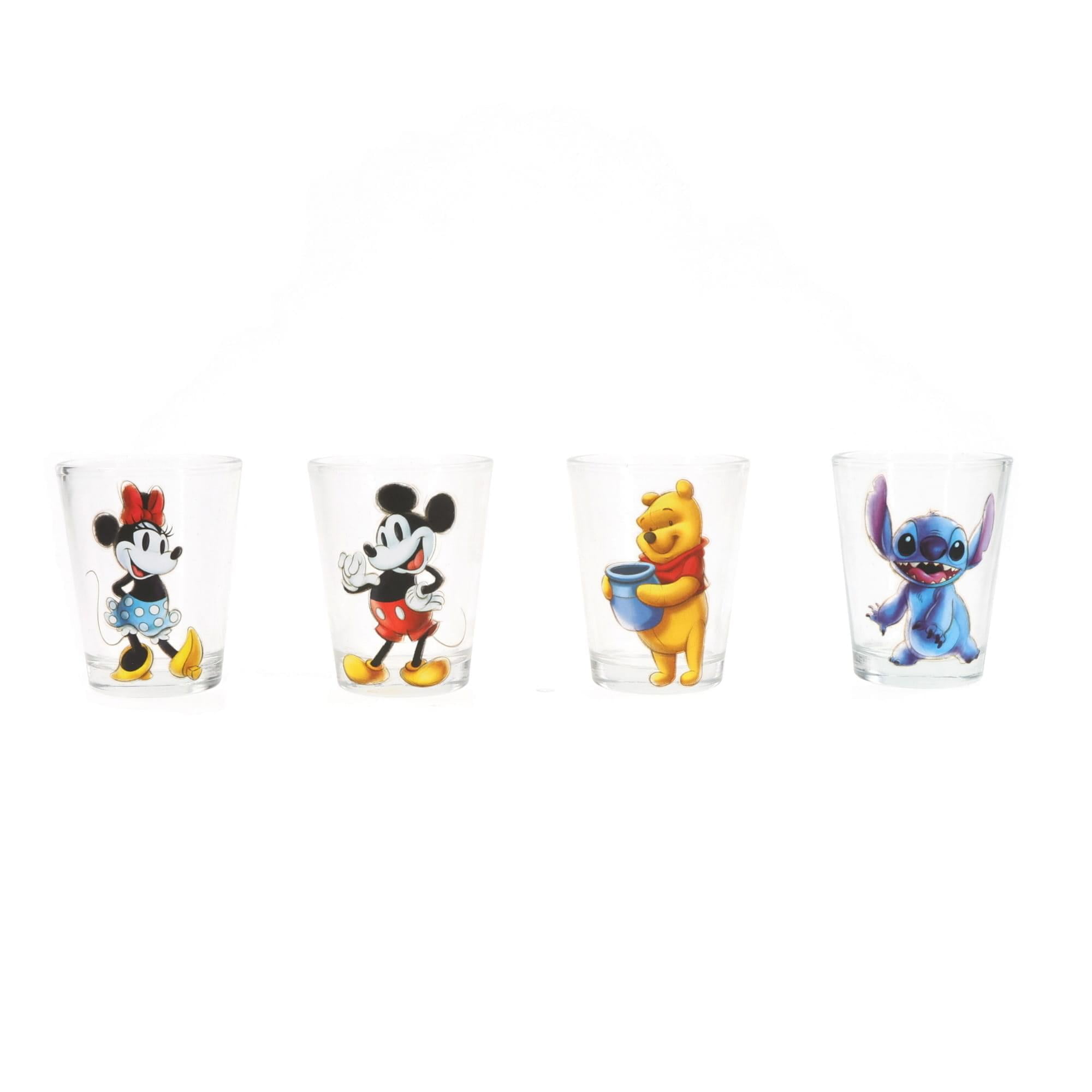 Disney Classic Characters 2Ounce Mini Shot Glasses Set of 4