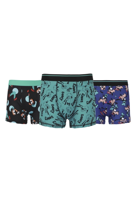 Disney Classic Characters Goofy Print Men's 3-Pack Boxer Briefs -XXL