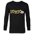 thumbnail image 1 of Disney Classic Dumbo Baby Circus Elephant - Long Sleeve T-Shirt for Men - Customized-Black, 1 of 5