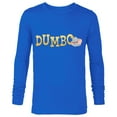 thumbnail image 1 of Disney Classic Dumbo Baby Circus Elephant - Long Sleeve T-Shirt for Men - Customized-Royal, 1 of 5