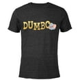thumbnail image 1 of Disney Classic Dumbo Baby Circus Elephant - Short Sleeve Blended T-Shirt for Adults - Customized-Black, 1 of 5