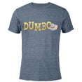 thumbnail image 1 of Disney Classic Dumbo Baby Circus Elephant - Short Sleeve Blended T-Shirt for Adults - Customized-Navy Heather, 1 of 5