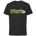 thumbnail image 1 of Disney Classic Dumbo Baby Circus Elephant - Short Sleeve Cotton T-Shirt for Adults - Customized-Black, 1 of 5