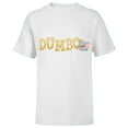 thumbnail image 1 of Disney Classic Dumbo Baby Circus Elephant - Short Sleeve T-Shirt for Kids - Customized-White, 1 of 5
