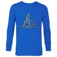 thumbnail image 1 of Disney Classic Dumbo Baby Elephant - Long Sleeve T-Shirt for Men - Customized-Royal, 1 of 5