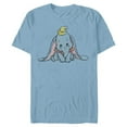 thumbnail image 1 of Disney Classic Dumbo Baby Elephant - Short Sleeve Blended T-Shirt for Adults - Customized-Ocean Blue, 1 of 5