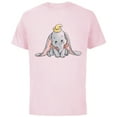 thumbnail image 1 of Disney Classic Dumbo Baby Elephant - Short Sleeve Cotton T-Shirt for Adults - Customized-Soft Pink, 1 of 5