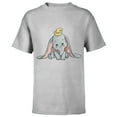 thumbnail image 1 of Disney Classic Dumbo Baby Elephant - Short Sleeve T-Shirt for Kids - Customized-Athletic Heather, 1 of 5