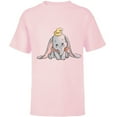 thumbnail image 1 of Disney Classic Dumbo Baby Elephant - Short Sleeve T-Shirt for Kids - Customized-Soft Pink, 1 of 5