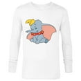 thumbnail image 1 of Disney Classic Dumbo Circus Elephant - Long Sleeve T-Shirt for Men - Customized-White, 1 of 5