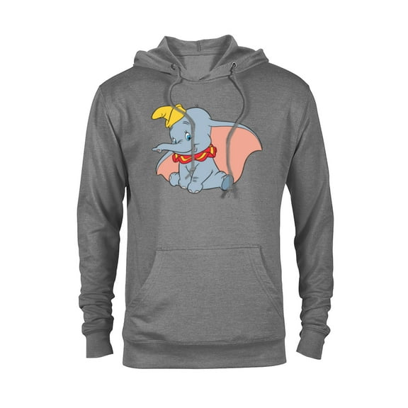 Disney Classic Dumbo Circus Elephant - Pullover Hoodie for Adults - Customized-Graphite Heather