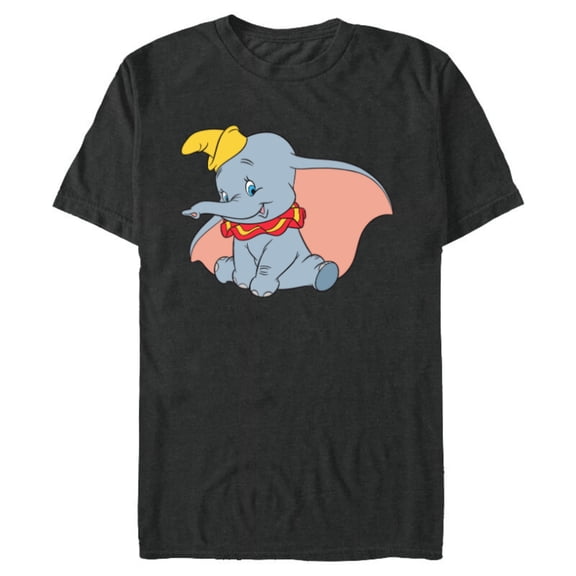 Disney Classic Dumbo Circus Elephant - Short Sleeve Blended T-Shirt for Adults - Customized-Dark Heather