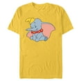 thumbnail image 1 of Disney Classic Dumbo Circus Elephant - Short Sleeve Blended T-Shirt for Adults - Customized-Yellow, 1 of 5