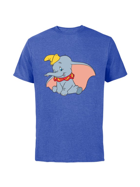 Classic Dumbo Circus Elephant - Short Sleeve Cotton T-Shirt for Adults - Customized-Royal Heather