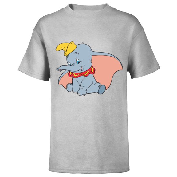 Disney Classic Dumbo Circus Elephant - Short Sleeve T-Shirt for Kids - Customized-Athletic Heather