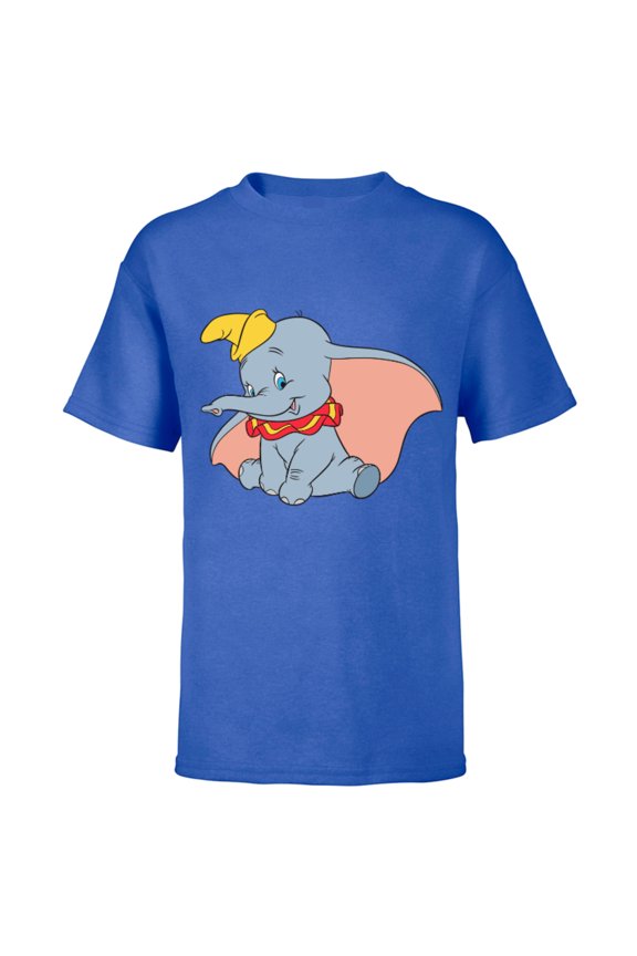 Classic Dumbo Circus Elephant - Short Sleeve T-Shirt for Kids - Customized-Royal