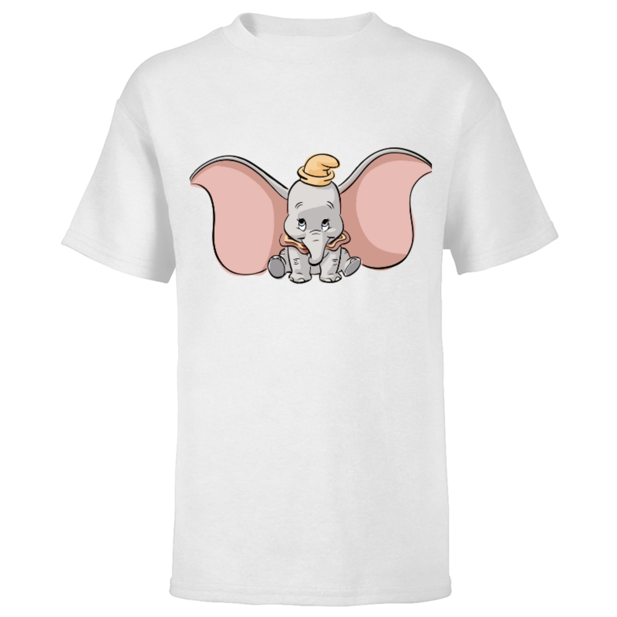 Disney Classic Dumbo Cute Baby Elephant - Short Sleeve T-Shirt for