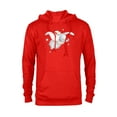 thumbnail image 1 of Disney Classic Dumbo and Magic Feather Watercolor - Pullover Hoodie for Adults - Customized-Red Heather, 1 of 5