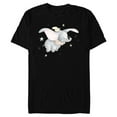 thumbnail image 1 of Disney Classic Dumbo and Magic Feather Watercolor - Short Sleeve Blended T-Shirt for Adults - Customized-Black, 1 of 5