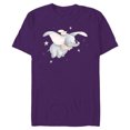 thumbnail image 1 of Disney Classic Dumbo and Magic Feather Watercolor - Short Sleeve Blended T-Shirt for Adults - Customized-Purple, 1 of 5
