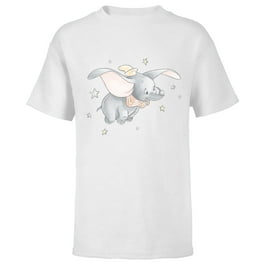 Disney Classic Dumbo Cute Baby Elephant Short Sleeve T Shirt for Kids Customized Soft Pink Walmart