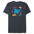thumbnail image 1 of Disney Classic Dumbo the Flying Elephant - Short Sleeve Blended T-Shirt for Adults - Customized-Navy Heather, 1 of 5