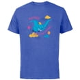 thumbnail image 1 of Disney Classic Dumbo the Flying Elephant - Short Sleeve Cotton T-Shirt for Adults - Customized-Royal Heather, 1 of 5