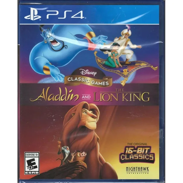 Disney Classic Games Aladdin and the Lion King PS4 (Brand New Factory