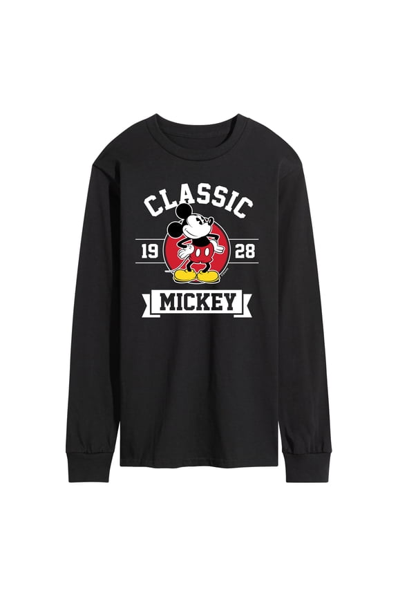 - Classic Mickey - Men's Long Sleeve Graphic T-Shirt