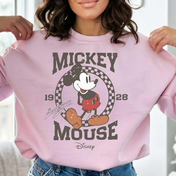 Disney Classic Mickey Mouse Pose Sweatshirt, Mickey Hoodie, Disneyland Vacation Sweatshirt, Disney Retro Sweater, Disney Trip Sweat
