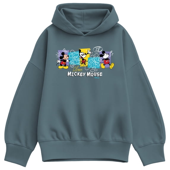 Disney - Classic Mickey Mouse - Women's Oversized Fleece Hoodie Sweatshirt