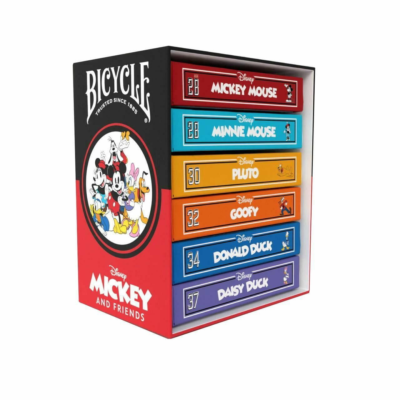 Disney Classic Mickey and Friends Playing Cards, 6-Deck Box Set