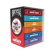 Disney Classic Mickey and Friends Playing Cards, 6-Deck Box Set