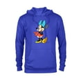 thumbnail image 1 of Disney Classic Minnie Mouse with Blue Bow - Pullover Hoodie for Adults - Customized-Royal, 1 of 5