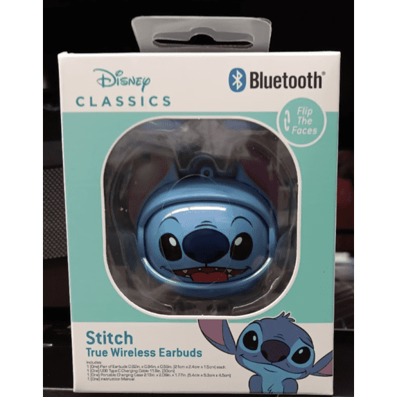 Disney Classic Stitch True Wireless Flip the Face Earbuds